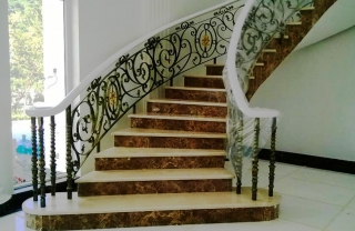 Cầu thang sắt nghệ thuật Châu Âu MDSCA02